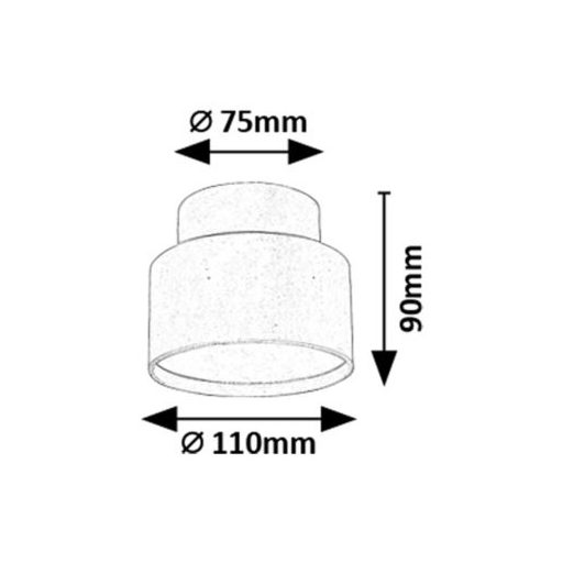 Rábalux Ovidia Beltéri lámpa meleg fehér LED 16 - RAB71319