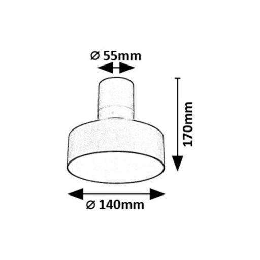 Rábalux Ovidia Beltéri lámpa meleg fehér LED 16 - RAB71322