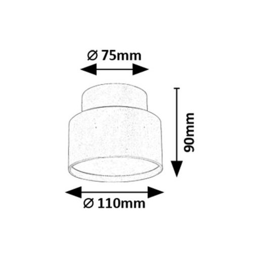 Rábalux Ovidia Beltéri lámpa meleg fehér LED 16 - RAB71324