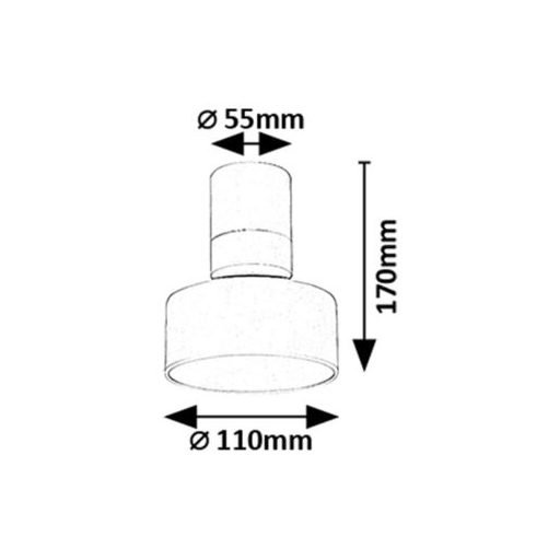 Rábalux Ovidia Beltéri lámpa meleg fehér LED 10 - RAB71326
