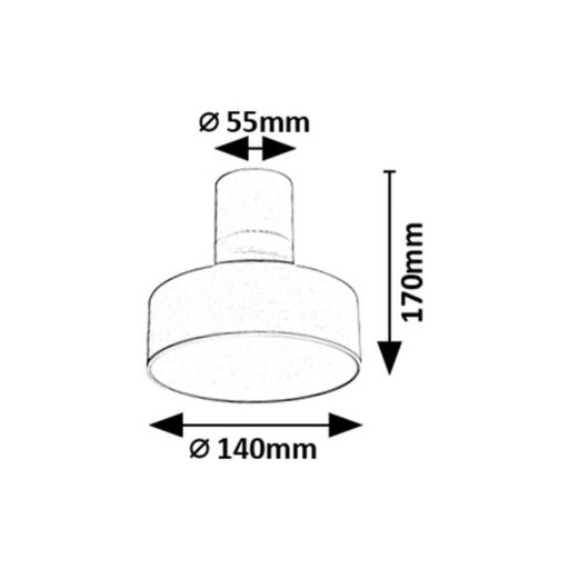 Rábalux Ovidia Beltéri lámpa meleg fehér LED 16 - RAB71327