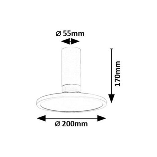 Rábalux Ovidia Beltéri lámpa meleg fehér LED 20 - RAB71328