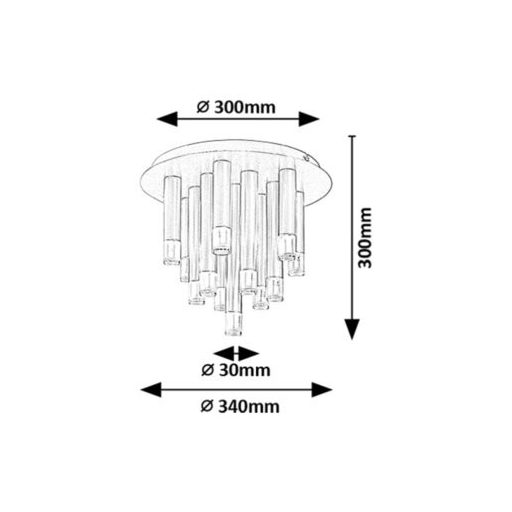 Rábalux Ramira Beltéri lámpa  G9 13x MAX 5 - RAB71355