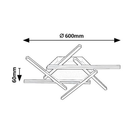 Rábalux Severine Beltéri lámpa meleg fehér LED 40 - RAB71365