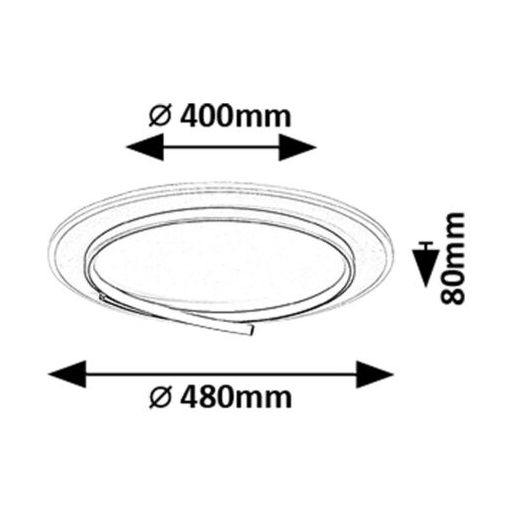 Rábalux Niloo Beltéri lámpa természetes fehér LED 40 - RAB71366