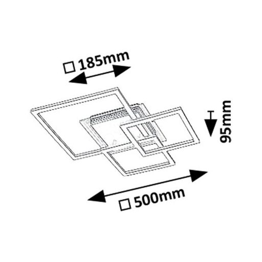 Rábalux Ottavia Beltéri lámpa meleg fehér LED 40 - RAB71371