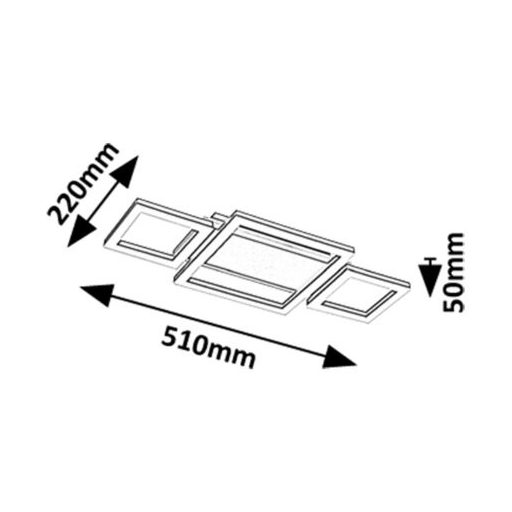 Rábalux Donya Beltéri lámpa természetes fehér LED 24 - RAB71374