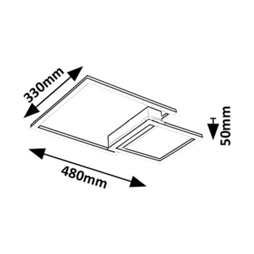 Rábalux Heleth Beltéri lámpa meleg fehér LED 24 - RAB71376