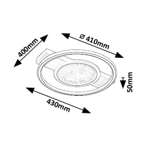 Rábalux Aranis Beltéri lámpa meleg fehér LED 50 - RAB71377