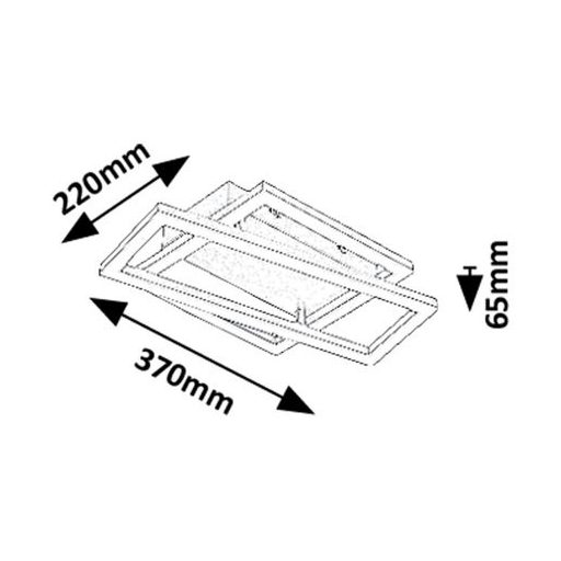 Rábalux Ellinor Beltéri lámpa meleg fehér LED 24 - RAB71380