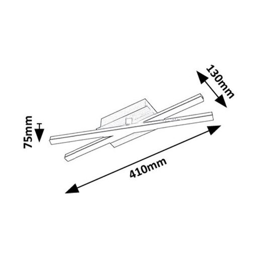 Rábalux Demir Beltéri lámpa természetes fehér LED 16 - RAB71396