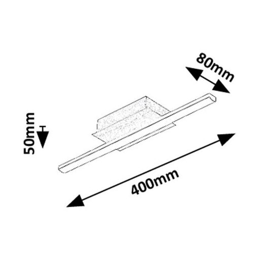 Rábalux Demir Beltéri lámpa természetes fehér LED 8 - RAB71397