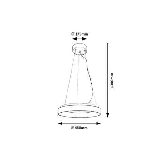 Rábalux Ceilo Beltéri lámpa változtatható LED 38 - RAB72001