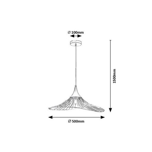 Rábalux Sombero Beltéri lámpa  E27 1x MAX 60 - RAB72004