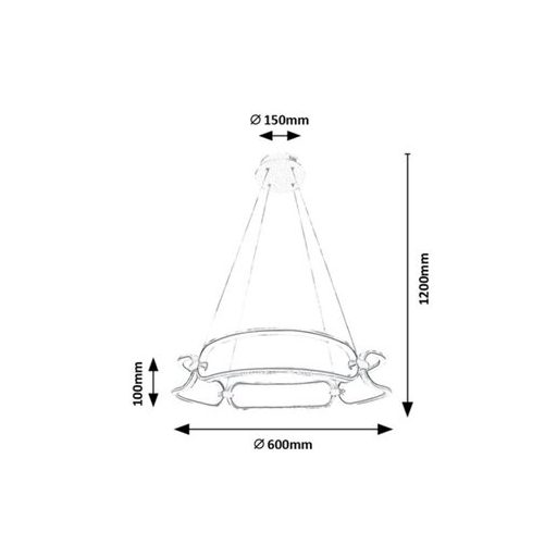Rábalux Fringilla Beltéri lámpa természetes fehér LED 67 - RAB72010