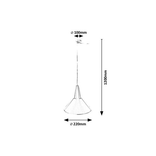 Rábalux Felipe Beltéri lámpa  E27 1x MAX 40 - RAB72016