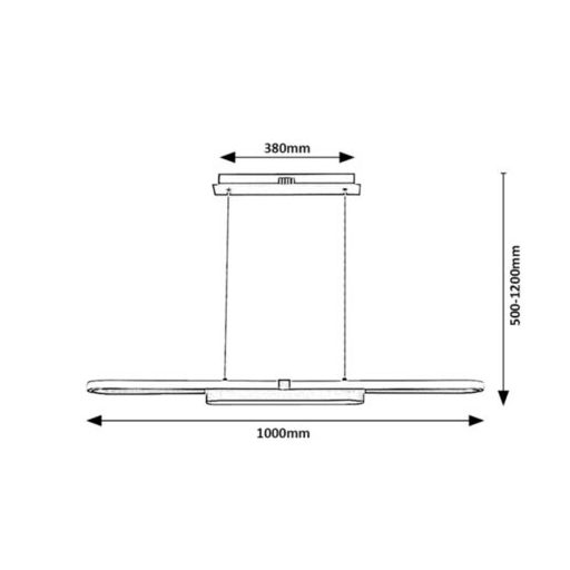 Rábalux Contessa Beltéri lámpa természetes fehér LED 48 - RAB72030