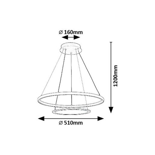 Rábalux Jasero Beltéri lámpa változtatható LED 42 - RAB72040