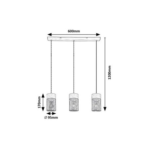 Rábalux Callum Beltéri lámpa  E27 1x MAX 25 - RAB72041