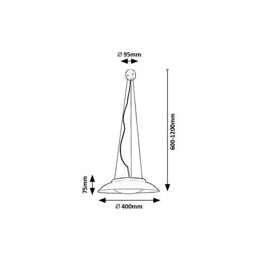 Rábalux Hafsa Beltéri lámpa meleg fehér LED 24 - RAB72134