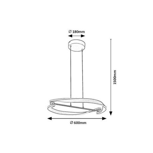 Rábalux Adalind Beltéri lámpa meleg fehér LED 40 - RAB72149