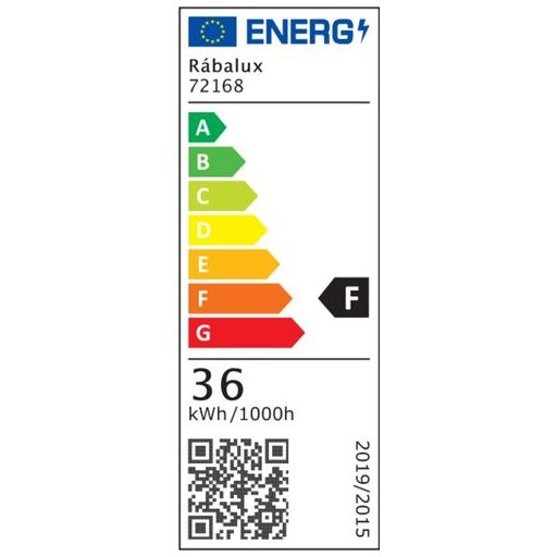Rábalux Nivaro Beltéri lámpa meleg fehér LED 36 - RAB72168