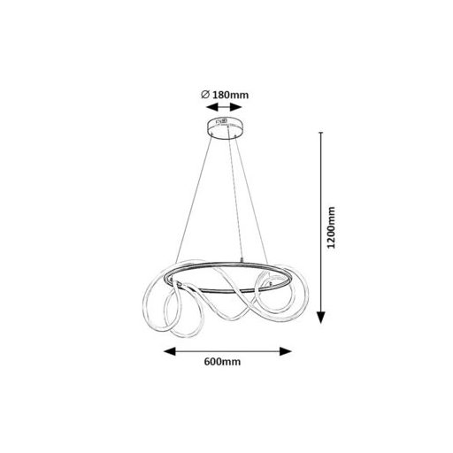 Rábalux Montema Beltéri lámpa természetes fehér LED 54 - RAB72191
