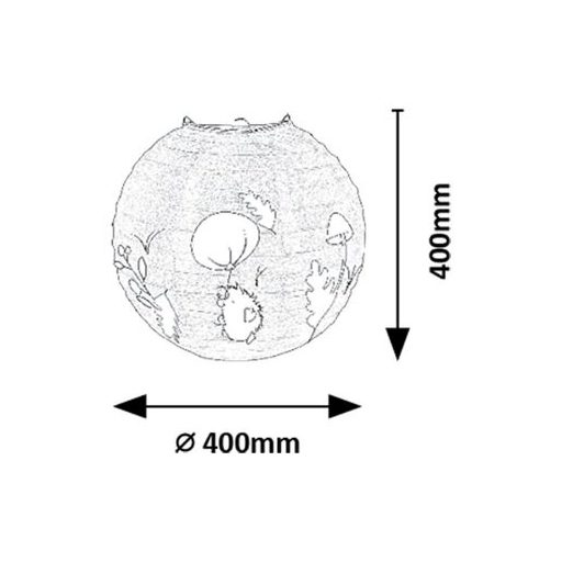 Rábalux Hedgy Beltéri lámpa  max 40 - RAB72192