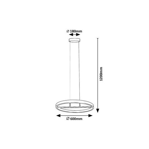 Rábalux Thric Beltéri lámpa meleg fehér LED 42 - RAB72221