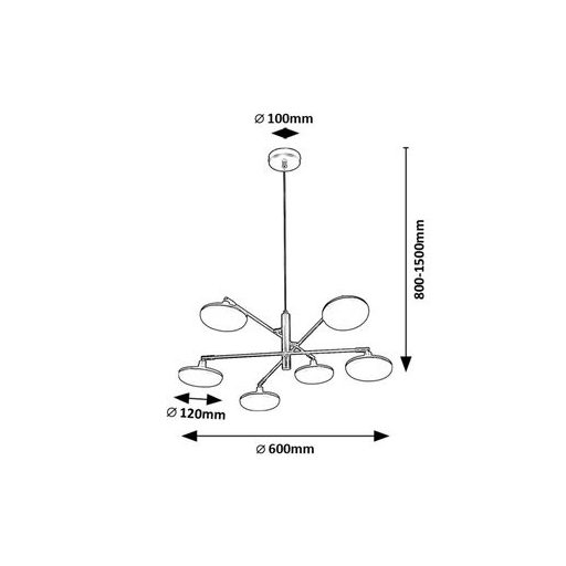Rábalux Madi Beltéri lámpa meleg fehér LED 24 - RAB72239