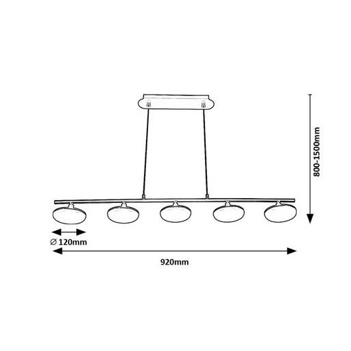 Rábalux Madi Beltéri lámpa meleg fehér LED 20 - RAB72240