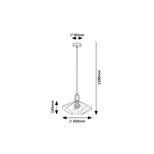Rábalux Fran Beltéri lámpa  E27 1x MAX 40 - RAB72241