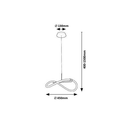 Rábalux Serena Beltéri lámpa természetes fehér LED 15 - RAB72252
