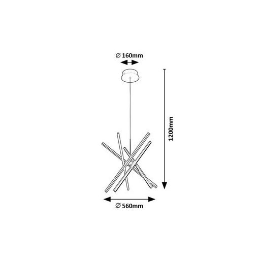 Rábalux Matilde Beltéri lámpa természetes fehér LED 48 - RAB72267