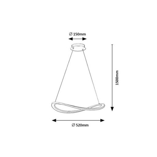 Rábalux Kallira Beltéri lámpa meleg fehér LED 40 - RAB72281