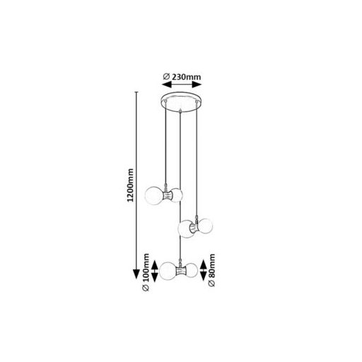 Rábalux Lition Beltéri lámpa  G9 6x MAX 28 - RAB72300