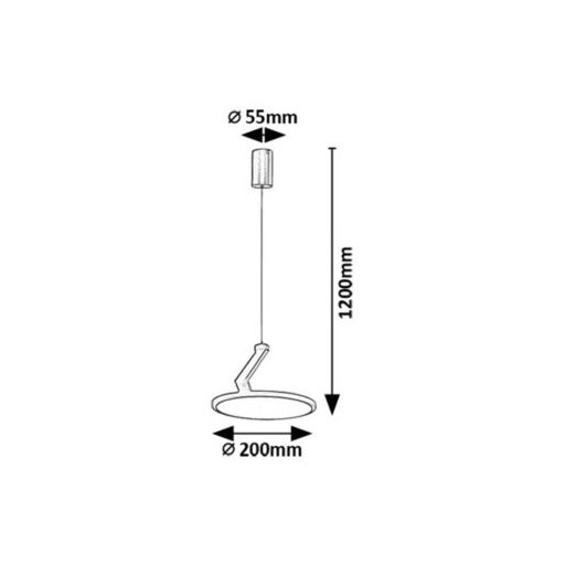 Rábalux Ovidia Beltéri lámpa meleg fehér LED 20 - RAB72327