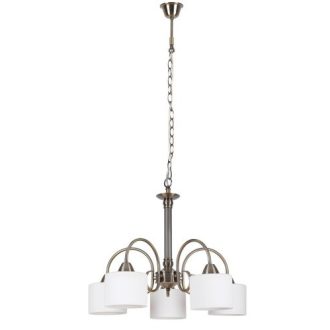   Rábalux Edith Csillár E27 5x MAX 60W IP20 antik sárgaréz RAB7276