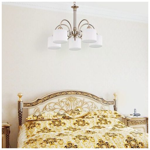 Rábalux Edith Csillár E27 5x MAX 60W IP20 antik sárgaréz RAB7276
