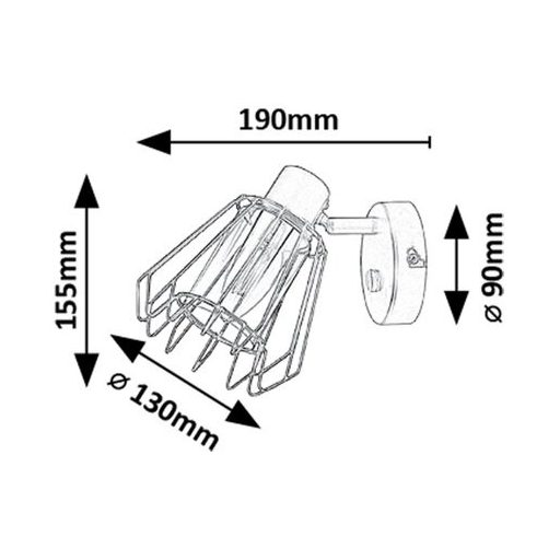 Rábalux Emerencia Beltéri lámpa  E14 1x MAX 40 - RAB73067