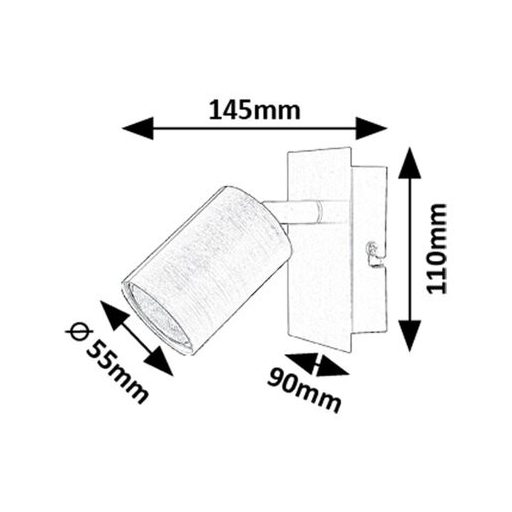 Rábalux Gerhard Beltéri lámpa  GU10 1x MAX 15 - RAB73071
