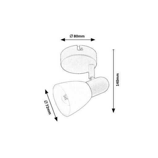 Rábalux Soma Beltéri lámpa  E14 1x MAX 40 - RAB73091
