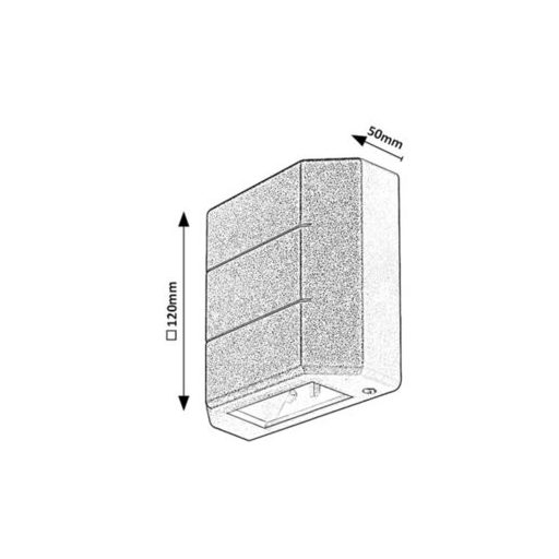 Rábalux Lippa Kültéri lámpa meleg fehér LED 6 - RAB7319