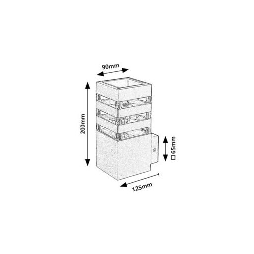 Rábalux Ankara Kültéri lámpa  E27 1x MAX 12 - RAB7379