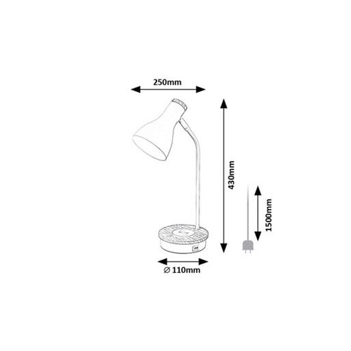 Rábalux Mosley Beltéri lámpa  E14 1x MAX 25 - RAB74001
