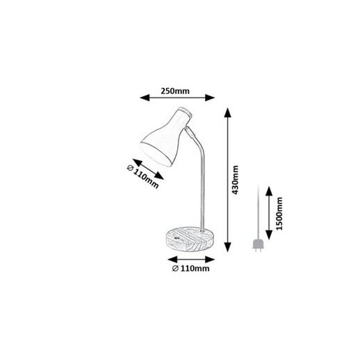 Rábalux Ferb Beltéri lámpa  E14 1x MAX 25 - RAB74002