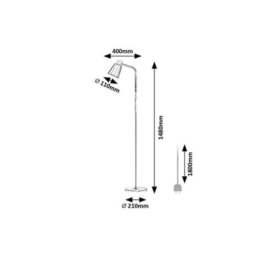 Rábalux Azim Beltéri lámpa  E27 1x MAX 40 - RAB74003