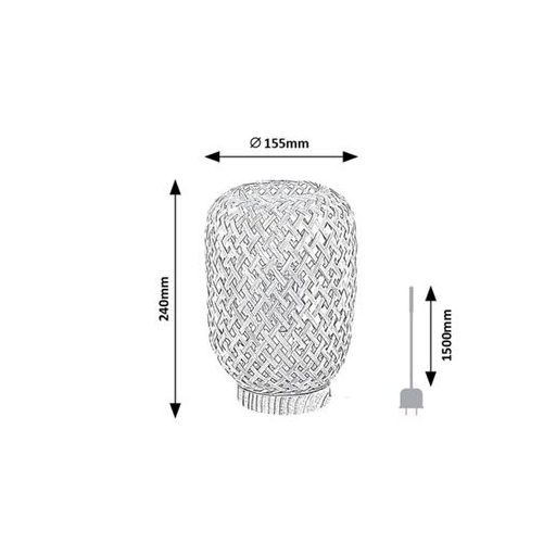 Rábalux Alinafe Beltéri lámpa  E14 1x MAX 25 - RAB74016