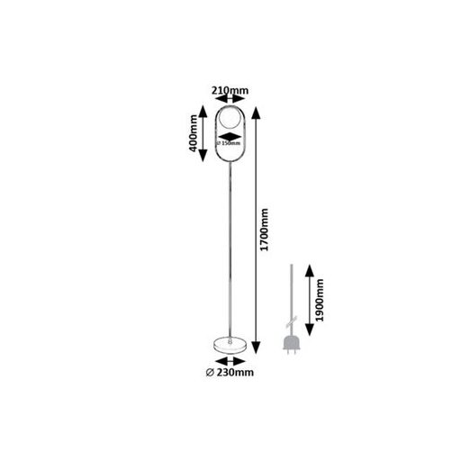 Rábalux Ghita Beltéri lámpa  E27 1x MAX 20 - RAB74029