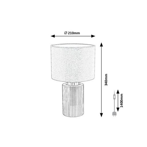 Rábalux Glovy Beltéri lámpa  E14 1x MAX 40 - RAB74045